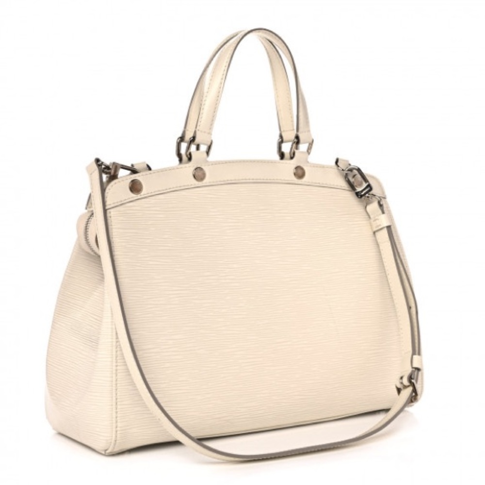 Louis Vuitton Epi Brea MN bag in ivory.